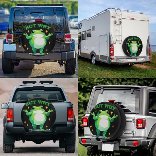 Rv Spare Tire Cover Wheel Funny Animal Frog Tire Covers Wheel Protectors - Image 6
