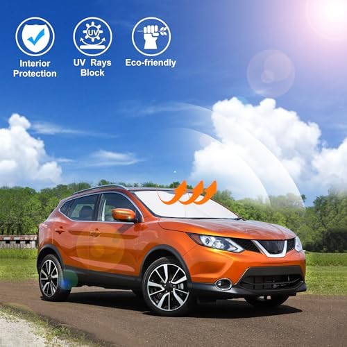 Windshield Sun Shade for 2017-2024 Nissan Rogue Sport - Image 6