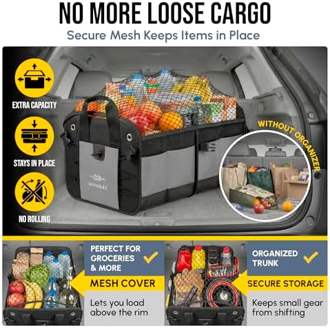 Modular 5-Section Heavy Duty Trunk Organizer - Image 5