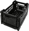 2 x AY-KASA Collapsible Storage Bin Container Basket Tote, Folding Basket CRATE by AYKASA