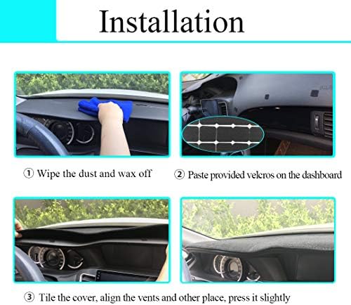 Yiz Dash Cover Mat for Nissan Frontier Xterra 2002 2003 2004 J158 - Image 5