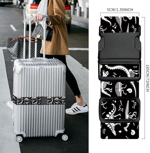 Luggage Straps for Suitcases, Heavy Duty Travel Belt - Image 3