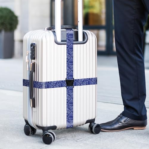 2 Pack Luggage Straps for Suitcases, Adjustable Travel Belt - Image 4