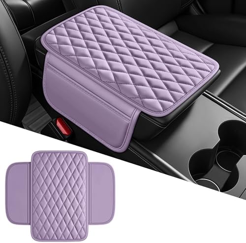 Leather Waterproof Car Armrest Console Pad - Image 2