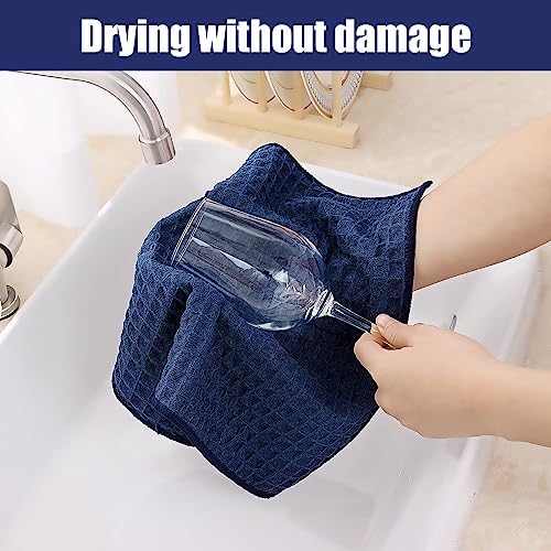 Homaxy Microfiber Waffle Weave Kitchen Dish Cloths, 6 Pack - Image 4