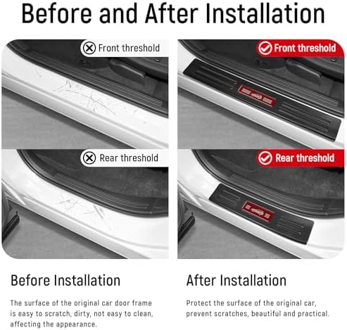 4PCS Door Sill Protector for Honda CRV 2026 2025 2024 2023 Hybrid Accessories - Image 2