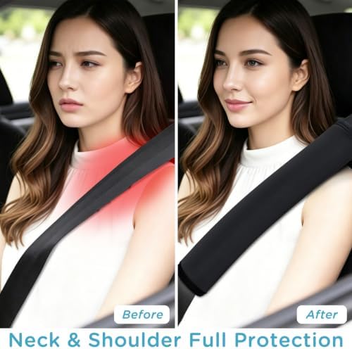 Waterproof Neoprene Car Seat Belt Cover, 15.5 Inch - Image 7