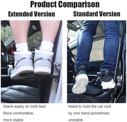 1Pc Car Foot Pegs Roof Rack SUV Door Folding Extended Feet Pedals Luggage Steps - Image 5