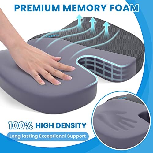 TushGuard Seat Cushion for Office Chair, Memory Foam Chair Cushion - Image 3