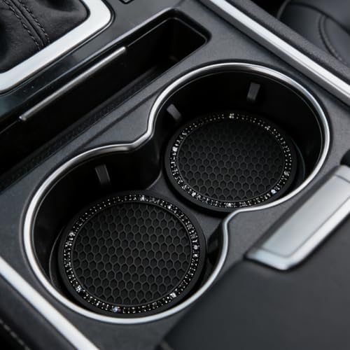 Yousheng PCS Bling Car Cup Coaster, Universal Holder Insert Rhinestone Anti - Image 2