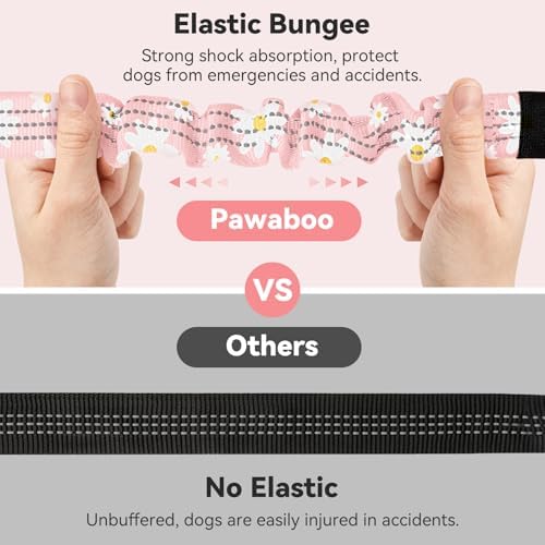 Pawaboo Dog Car Seat Belt– Reflective & Adjustable Dogs Cars Harness Leash - Image 5