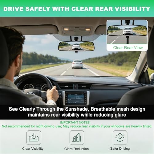 Model Y Window Shades 2020-2024, Rear Window Mesh - Image 4