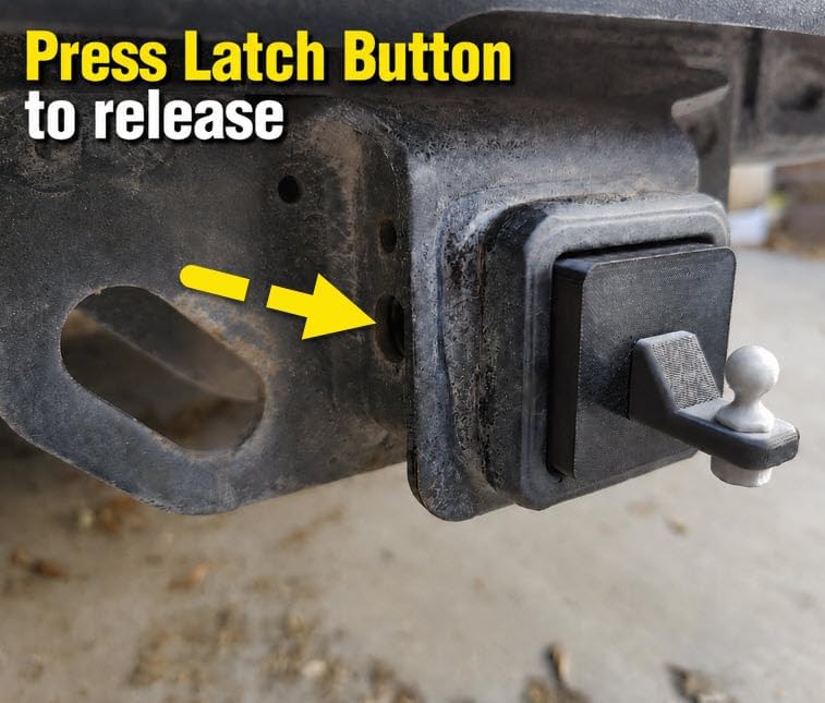Tiny Trailer Hitch Cover, 2 Inch Snap-in Receiver Plug - Image 2