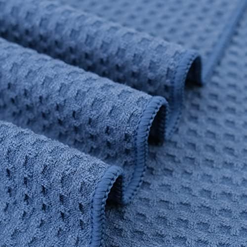 POLYTE 380 GSM Microfiber Waffle Kitchen Dish Tea Towel, 16x28 in, 8 Pack - Image 4