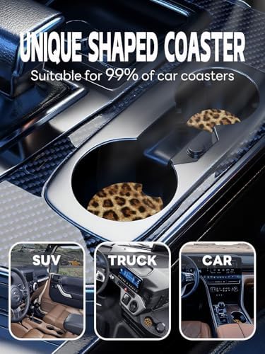 WOCOCN Car Coasters, Cup Holder Coasters - Image 6