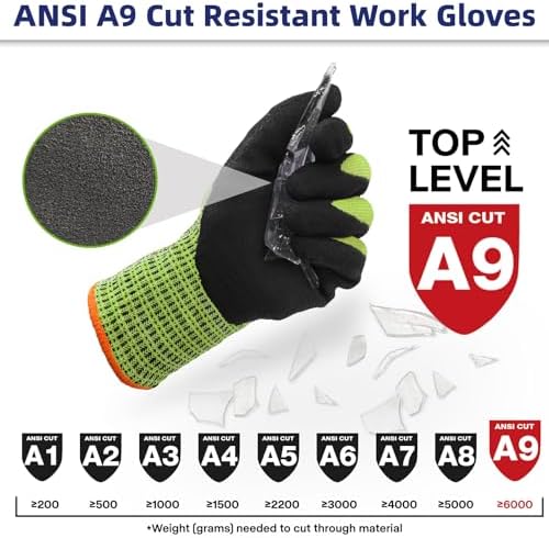 Schwer ProGuard Highest Level Cut Resistant Work Gloves PR3326 - Image 2