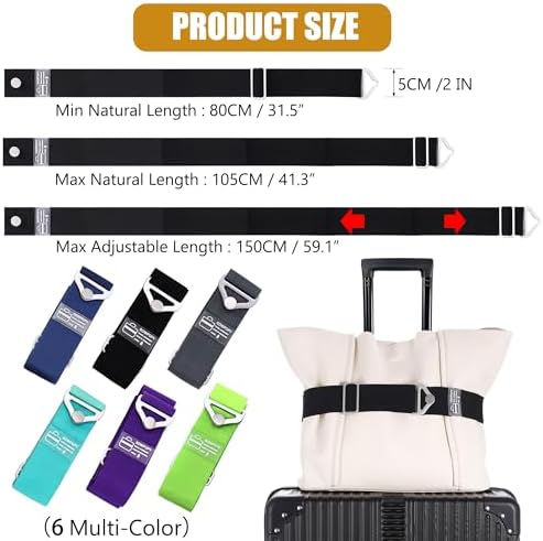SOWPOPY Travel Belt Luggage Straps - Image 3