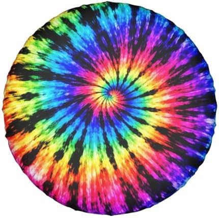 Spare Tire Cover，Tie Dye Pattern Camper Spare Tire Cover Waterproof Sun - Image 7