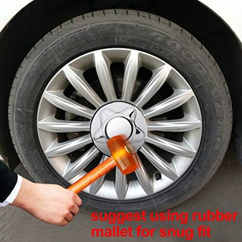 2Pcs Center Caps SUV Chrome Hubcaps - Image 6
