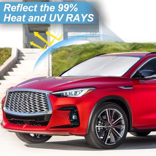 Sunshade for Infiniti QX60 2014-2026 Windshield Sun Shade Window Shield - Image 2
