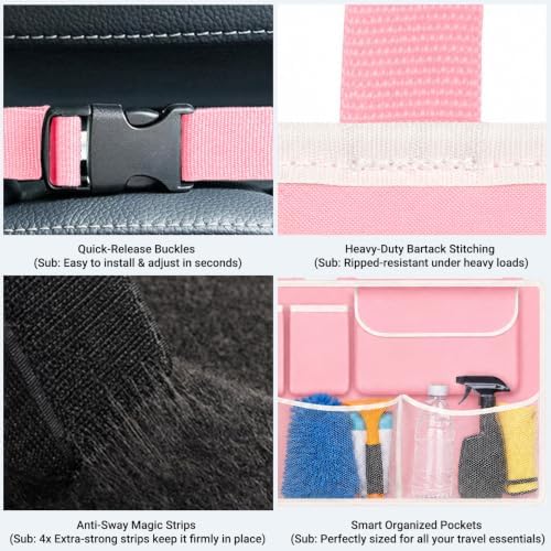 Car Trunk Organizer, Large Capacity Backseat Trunk Storage Organizer - Image 6
