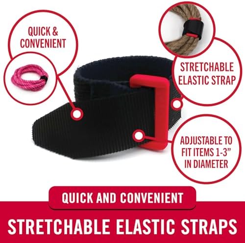 VELCRO Brand Elastic Cinch Straps - Image 2