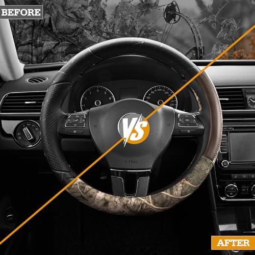 Mossy Oak Full Camo Steering Wheel Cover - Image 2