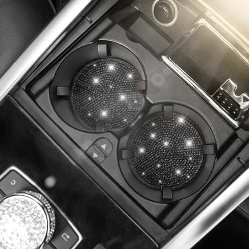 Osilly 2PCS 2.75 Inch Rhinestone Cup Holder Coasters - Image 6