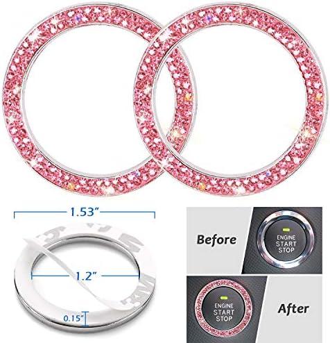 ToBeQueen Pink Accessories Set for Women -15pcs, Head Rest Rings, Car Adapter - Image 7