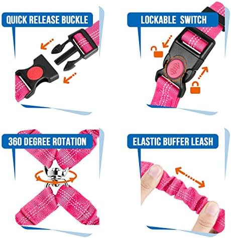 Lukovee Double Dog Car Seat Belt, No Tangle Headrest Restraint - Image 2