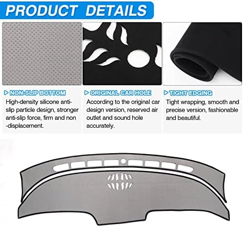 CARTIST Dash Cover Fits for Hyundai Santa Cruz 2022 2023 2024, Dashboard Mat - Image 5