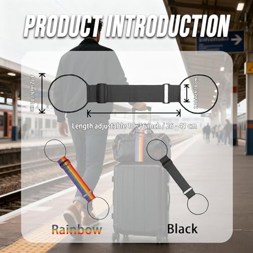 Luggage Straps for Suitcases，Multi-Use Strong Adjustable Luggage Connector - Image 4