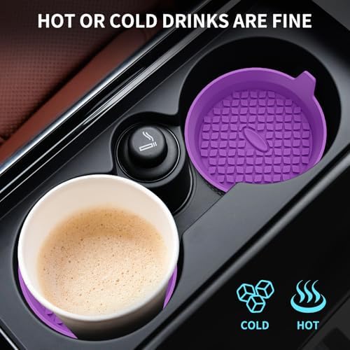ME.FAN Car Cup Holder Coasters Silicone Cups Mats, Automotive Universal - Image 6