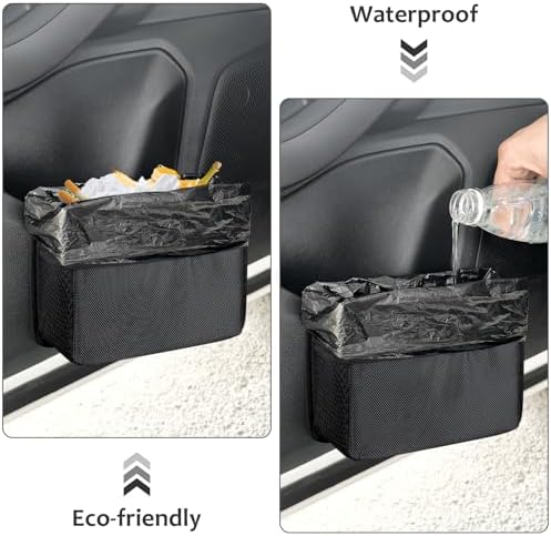 Accmor Collapsible Car Trash Can, Vehicle Garbage Organizer Holder Bin - Image 3
