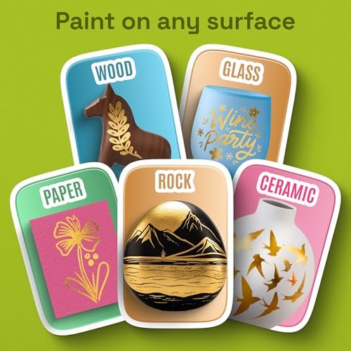 ARTISTRO Gold Acrylic Paint Markers - Image 3