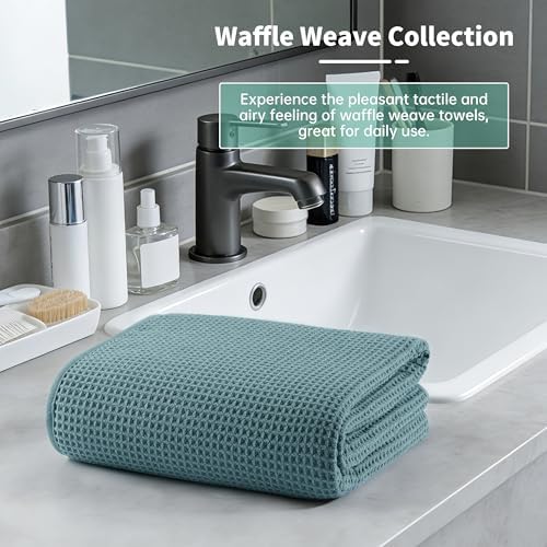 MICROFI Microfiber Waffle Bath Sheet, Quick Dry, Lint Free, 40 x 80 inches - Image 4