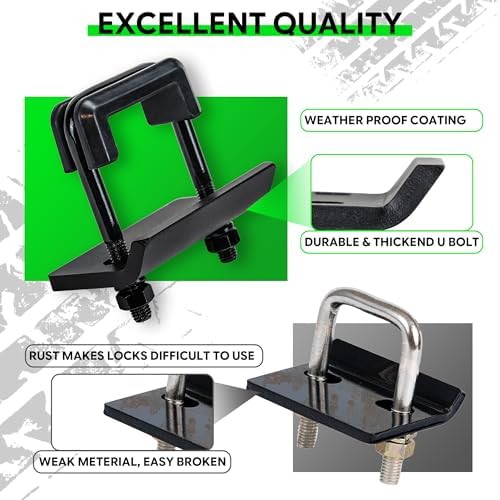 2" Hitch Tightener Anti Rattle Clamp, Heavy-Duty Stabilizer - Image 5