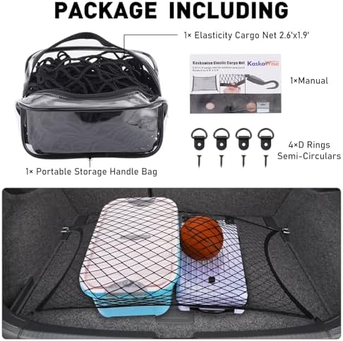 Elastic Cargo Net for SUV, Universal Truck Net Organizer - Image 6