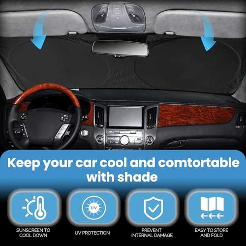 Sunshade for Toyota 86 2017-2024 2025 2026 Sun Shade Front Window Shield - Image 3