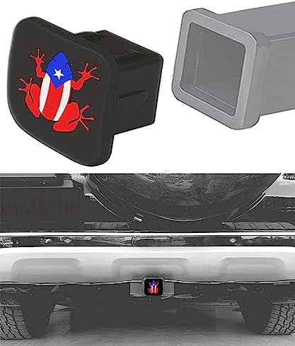 2 Inch Puerto Rico Coqui Frog Trailer Hitch Tube Cover Plug Cap, Tow Hitch - Image 6