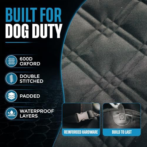 Bulldogology Dog Car Seat Cover - Image 6