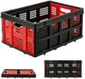 Garvee Collapsible Crate, 55L Foldable Plastic Milk Storage Crate by Garvee
