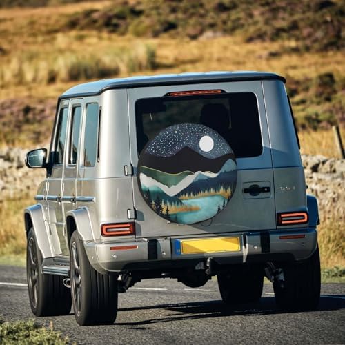 Spare Tire Cover Mountain Natural Scenery Wheel Protectors - Image 7