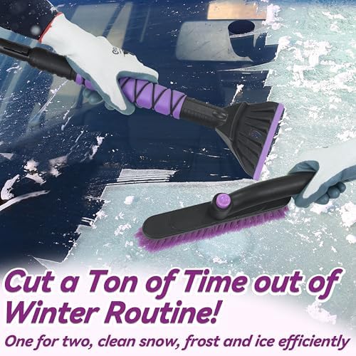 Gardzen 32" Snow Brush and Ice Scraper - Image 4