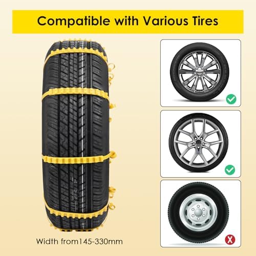Qoosea Snow Chains 12 Pack Tire Chains - Image 5