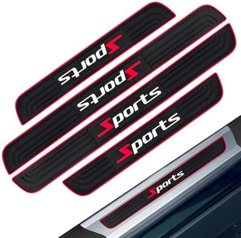 4PCS Car Door Sill Protector, Car Door Edge Guards, Anti-Scratch Rubber Auto by Unknown