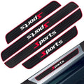 4PCS Car Door Sill Protector, Car Door Edge Guards, Anti-Scratch Rubber Auto by Unknown