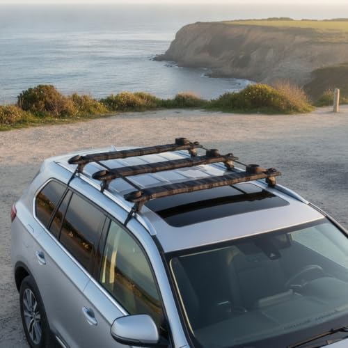 Baoblaze Board Transport Rack Soft Roof Rack Paddle Boards Carrier Car Top Rack - Image 2