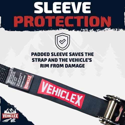 Vehiclex Lasso Wheel Tie Down Straps - Image 5