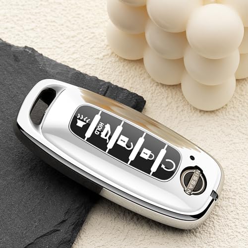 for Nissan Key Fob Cover 2026 2025 2024 2023 Car Key Case 5 Buttons Rogue - Image 2